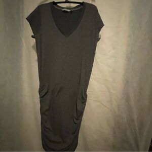 Athleta Charcoal Midi Dress